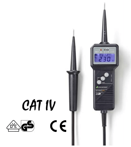 METRAVOLT 12D+L 相位-相序-極性測(cè)試 電壓和連續(xù)性測(cè)試儀